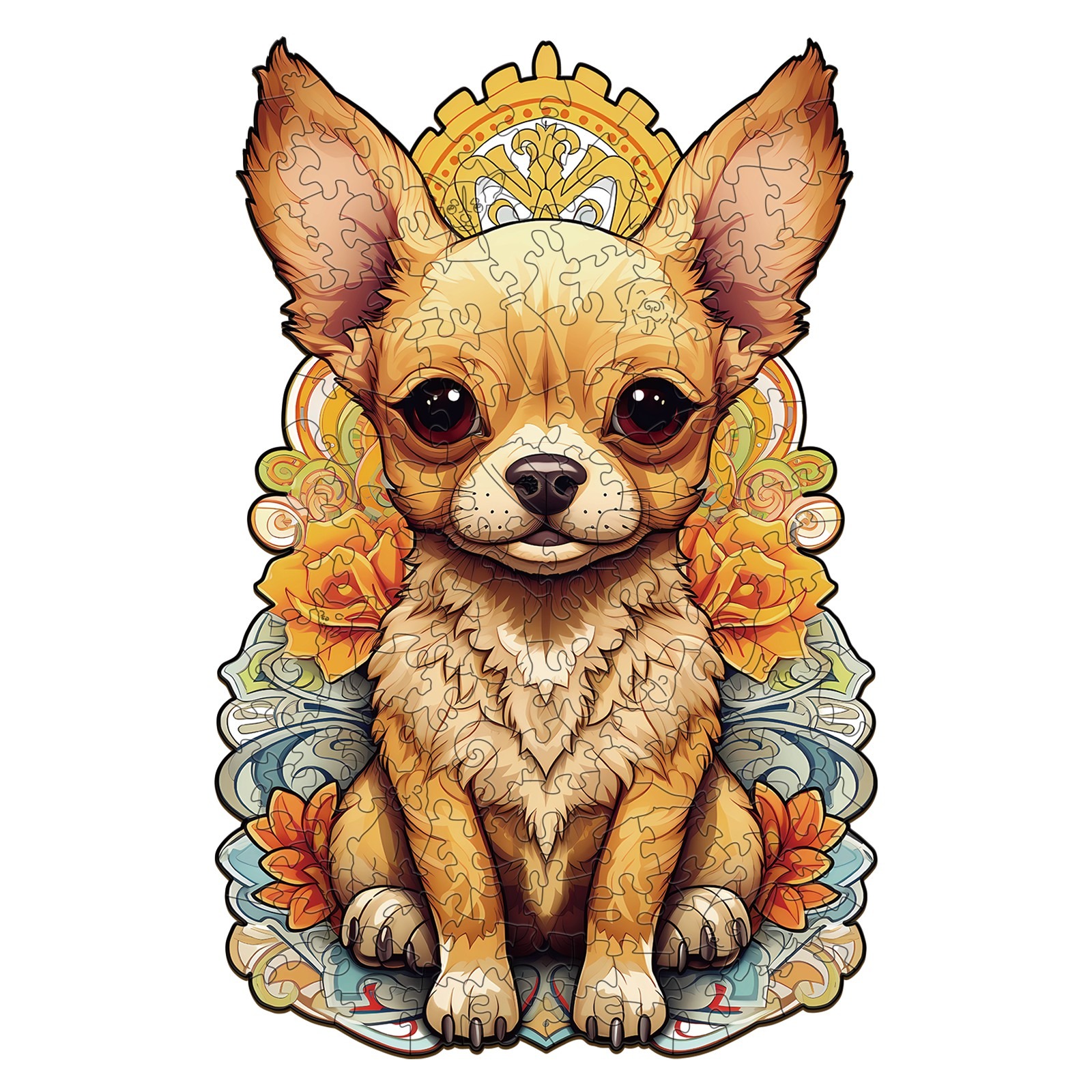 Puzzle en bois – Chihuahua mignon-2 6651cf4f9d530