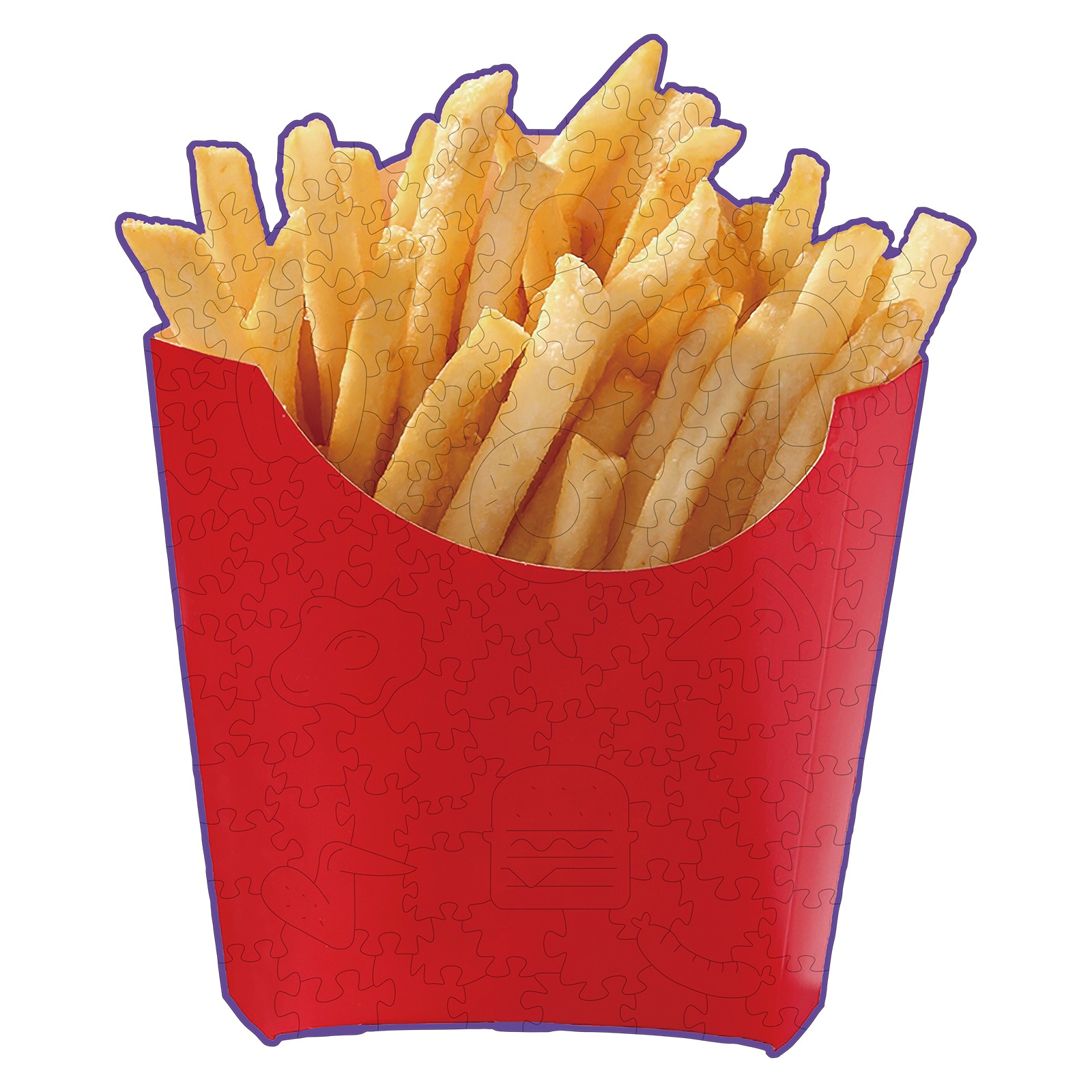 Puzzle en bois – Frites 667567e524eb6