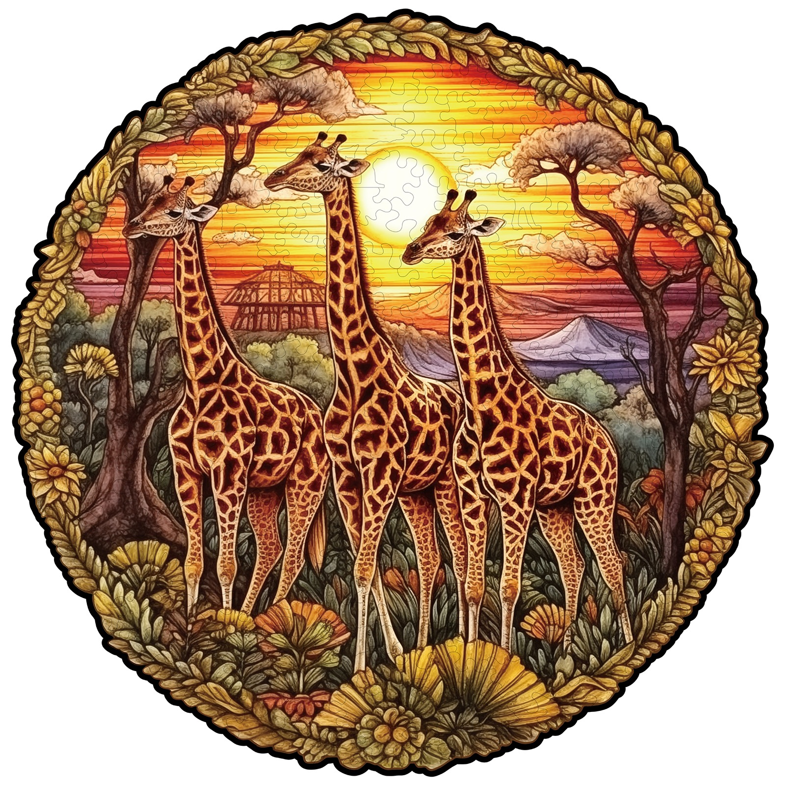 Puzzle en bois – La famille Girafe 666838df61121