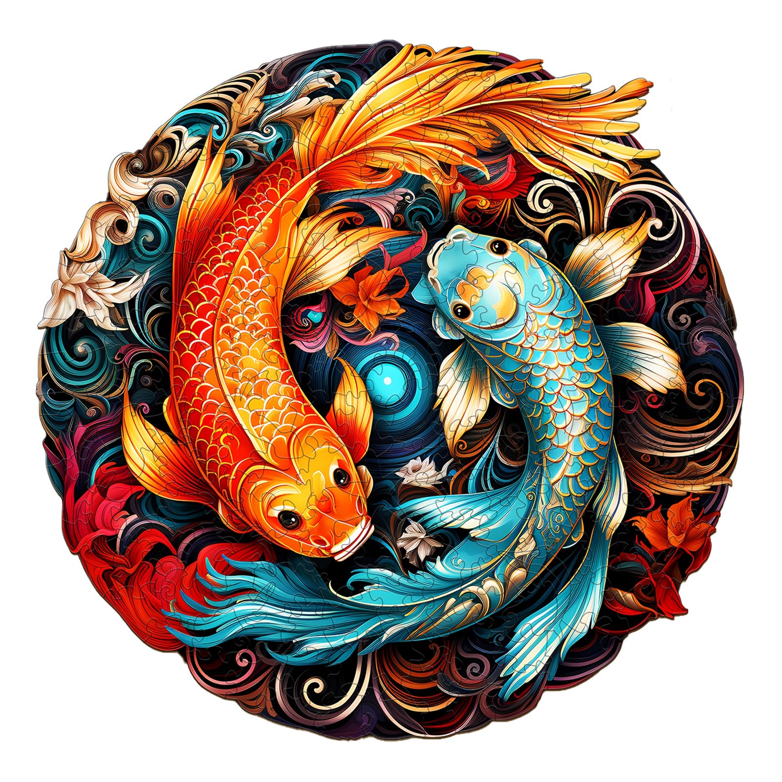 Puzzle en bois – Poisson Yin Yang 6672c4dbde8f0