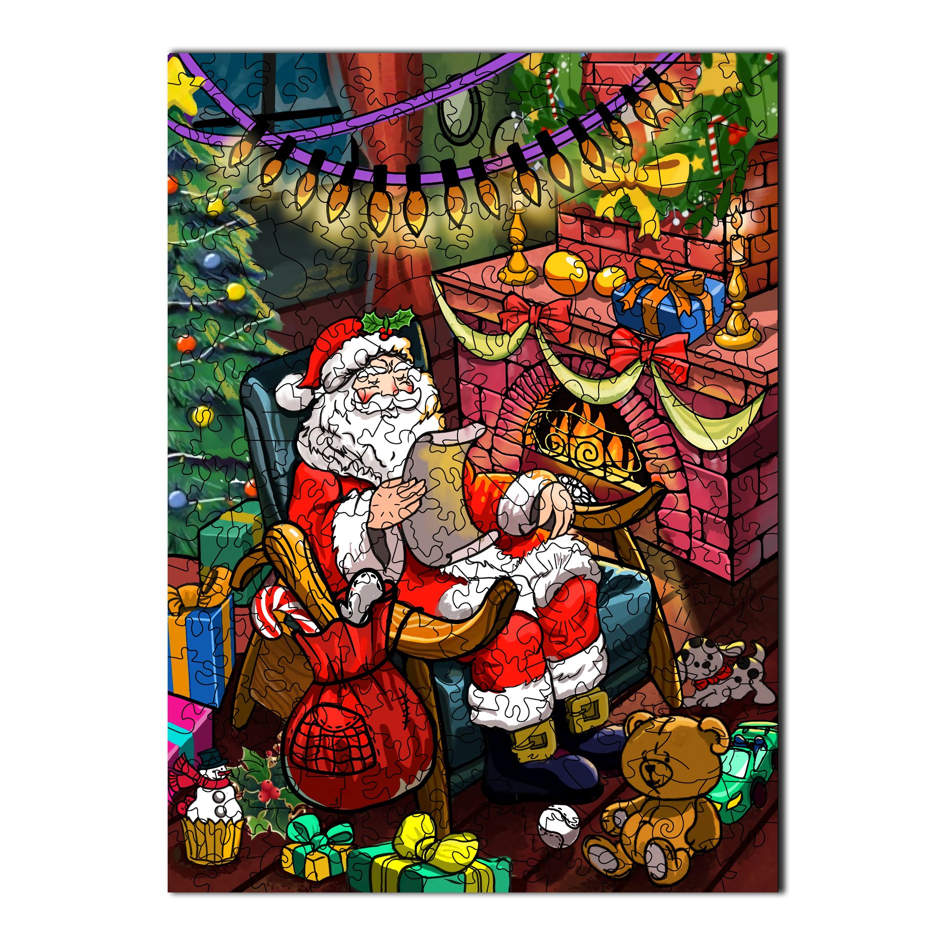 Puzzle en bois-CHRISTMAS EVE 669fcfa536e07