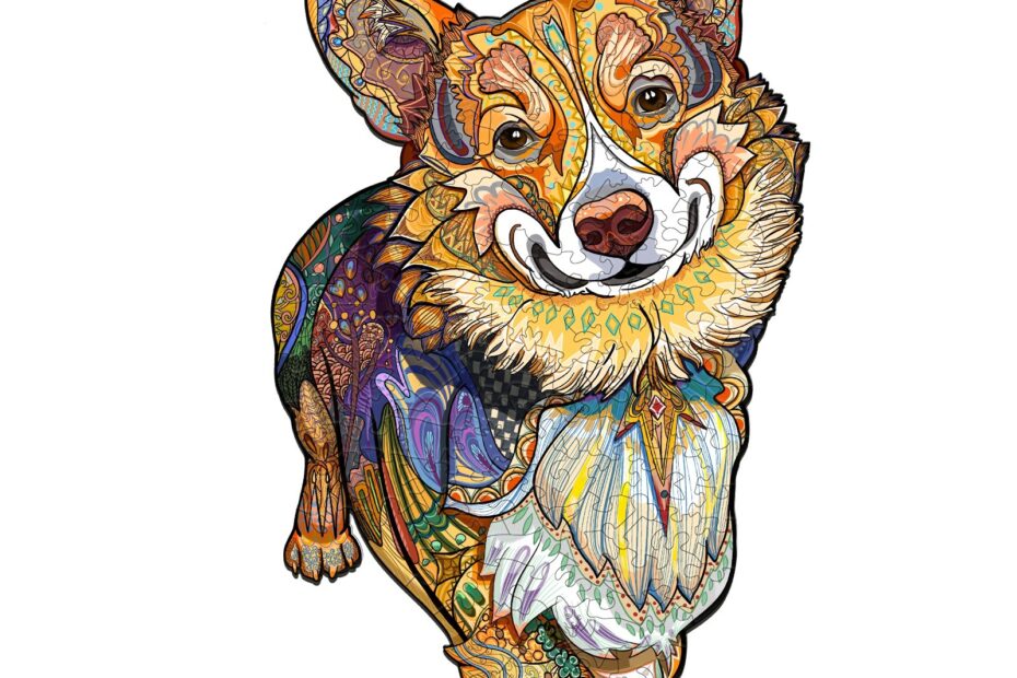 Puzzle en bois-CLEVER CORGI 6692692742df8