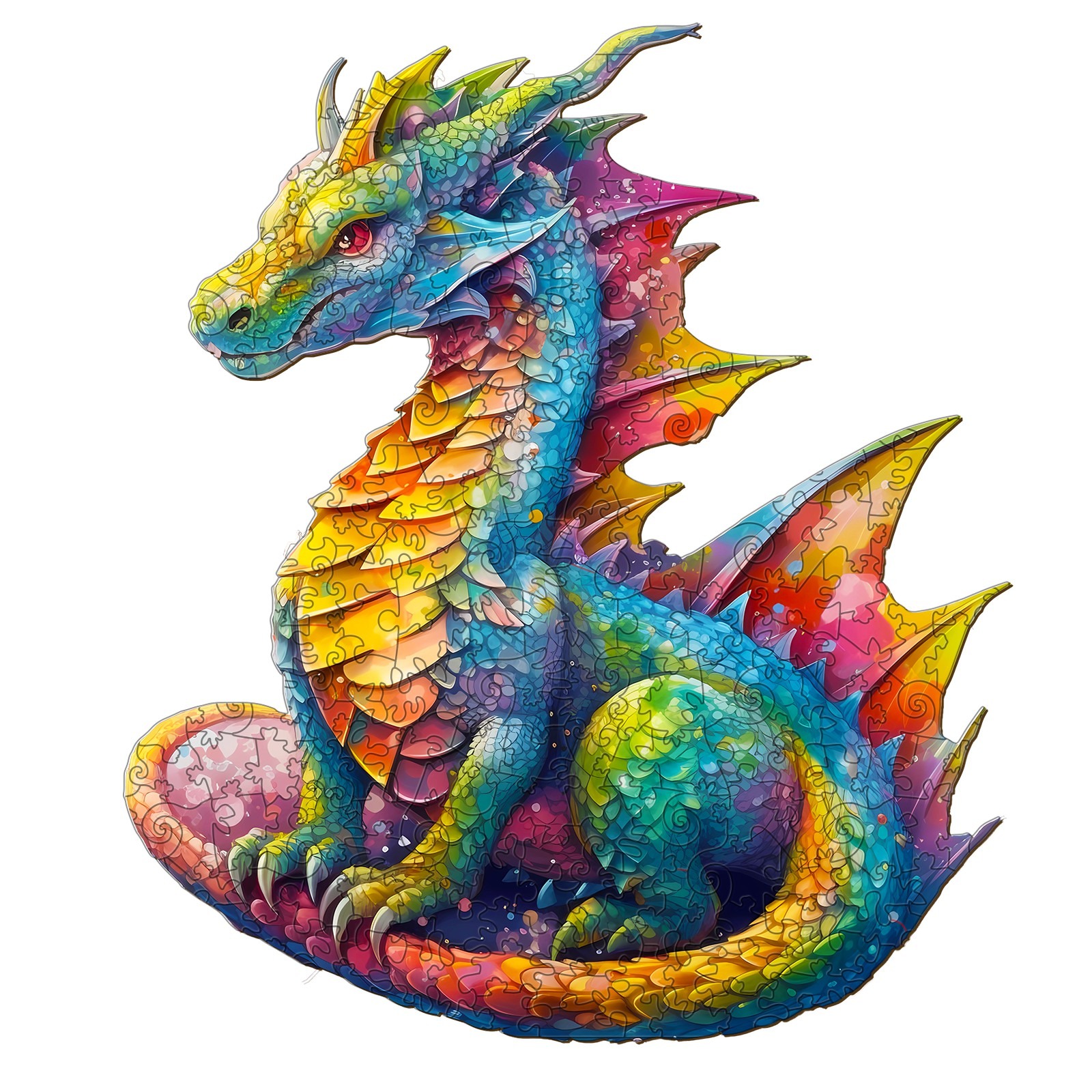 Puzzle en bois – Dragon 668296f6a5c3d