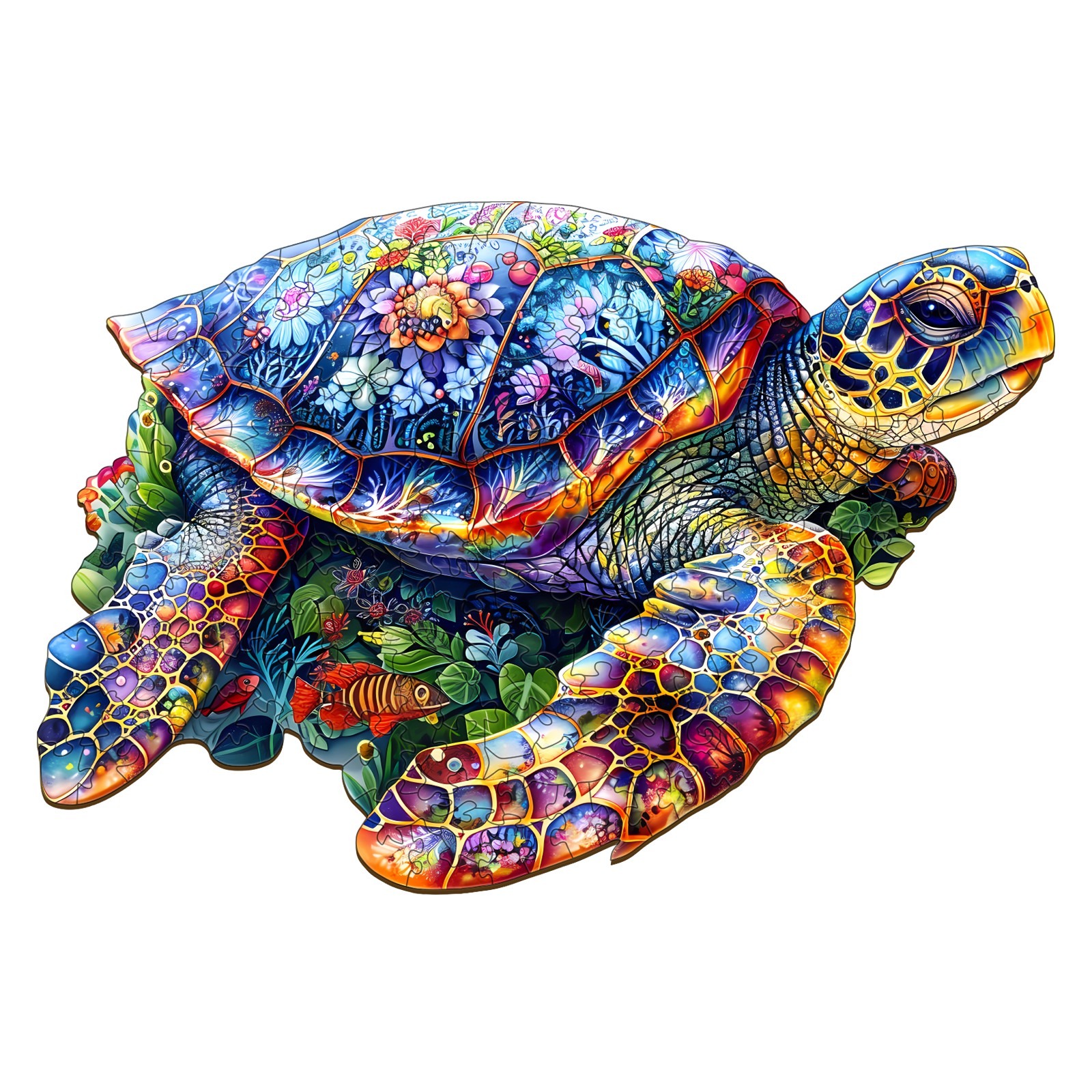 Puzzle en bois – Tortue unique 66892e5b494af