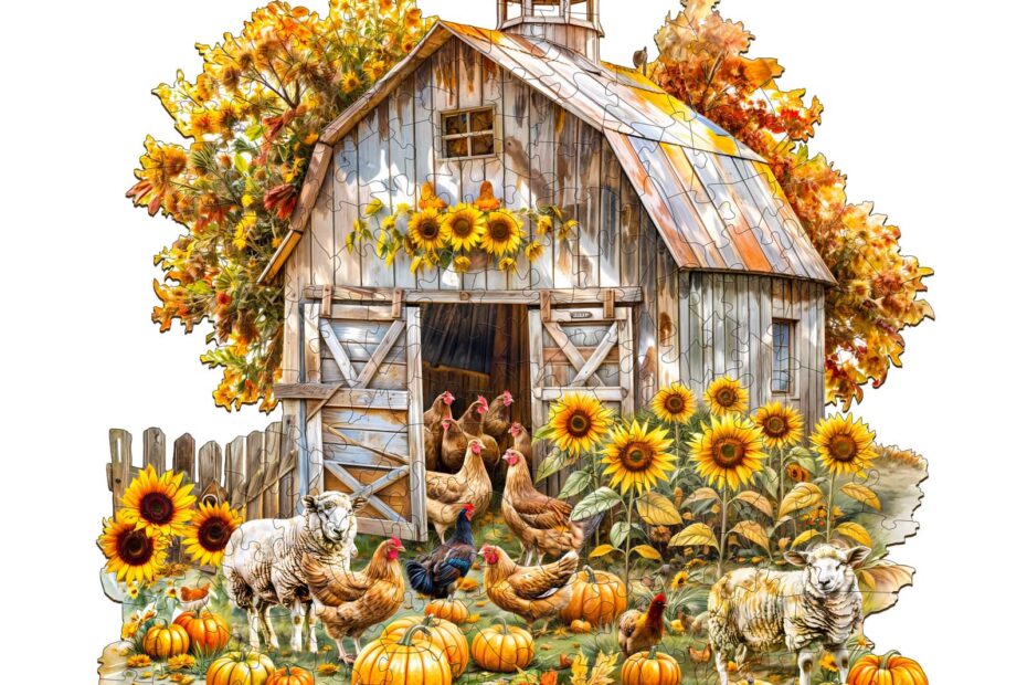 Puzzle en bois – Ferme d’automne 66d1682177938