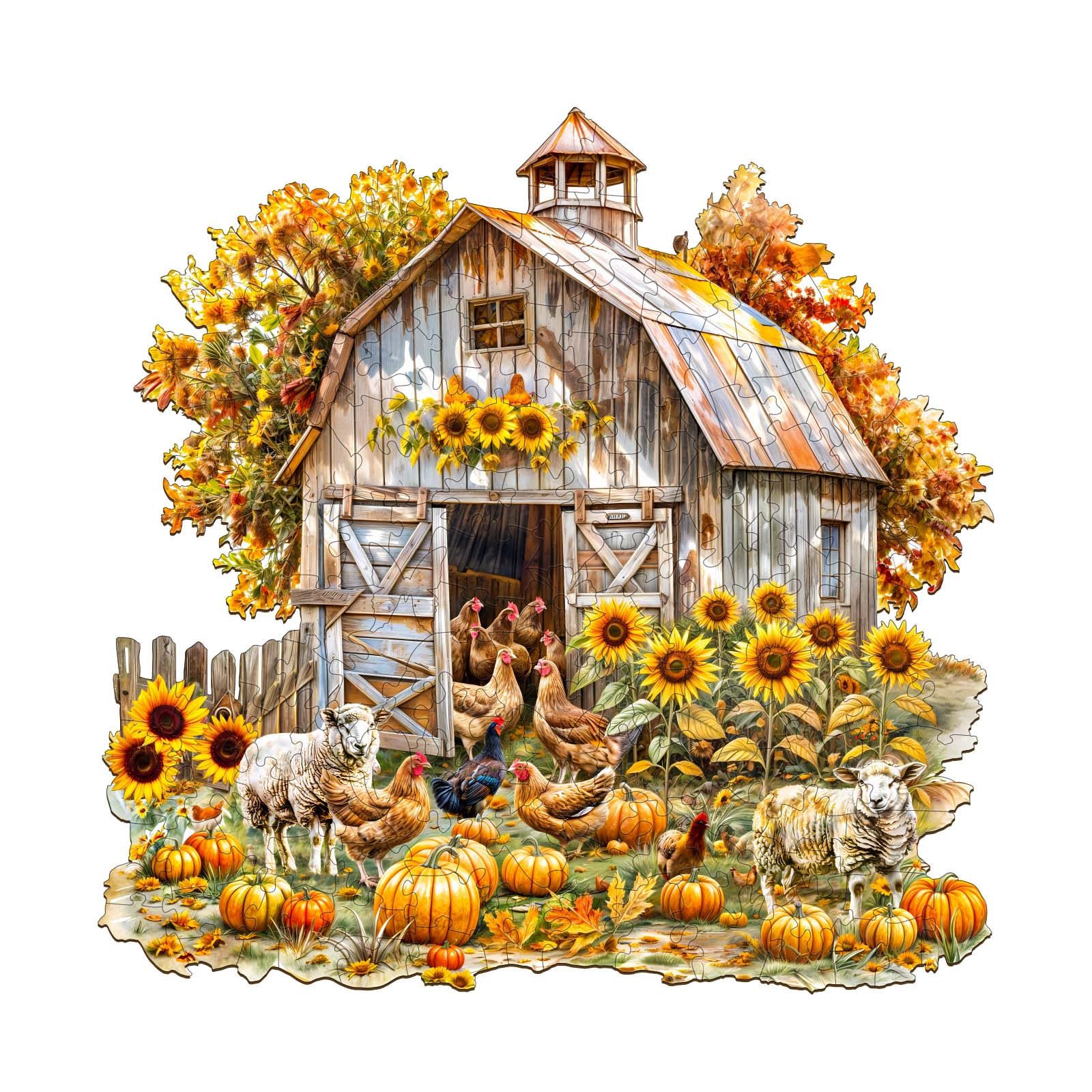 Puzzle en bois – Ferme d’automne 66d1682177938