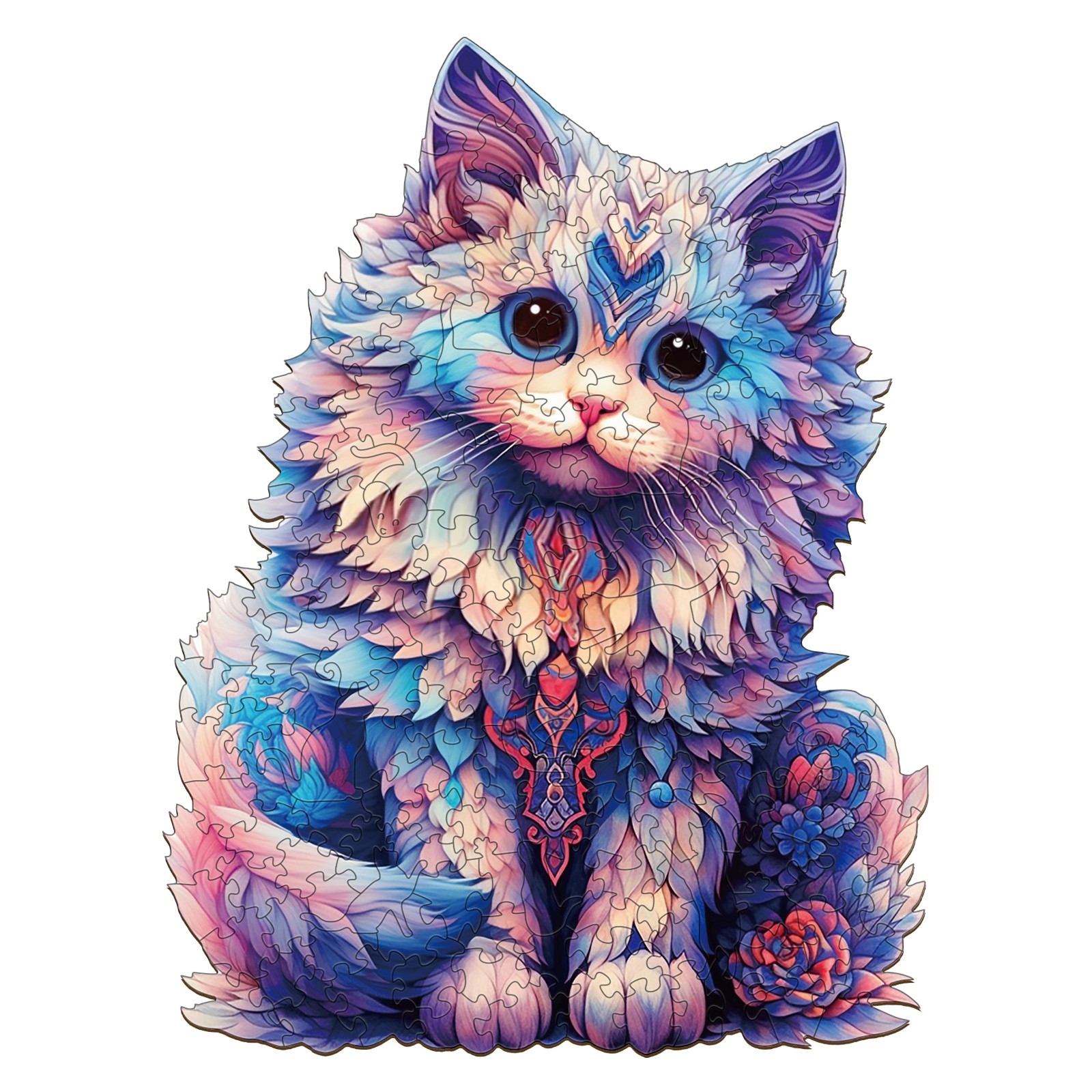 Puzzle en bois – Chat Ragdoll mignon 66d0c350df045