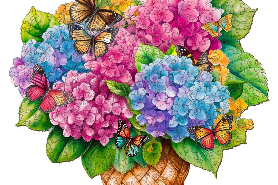 Puzzle en bois – Panier de fleurs 2 66cf5a2c66768