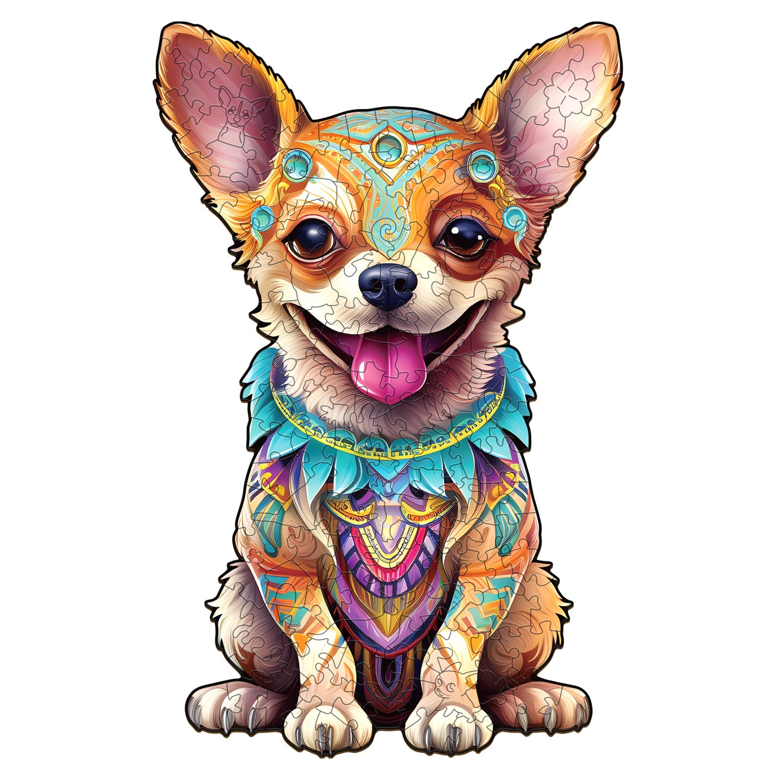 Puzzle en bois – Chihuahua heureux 66d288dc5f01e