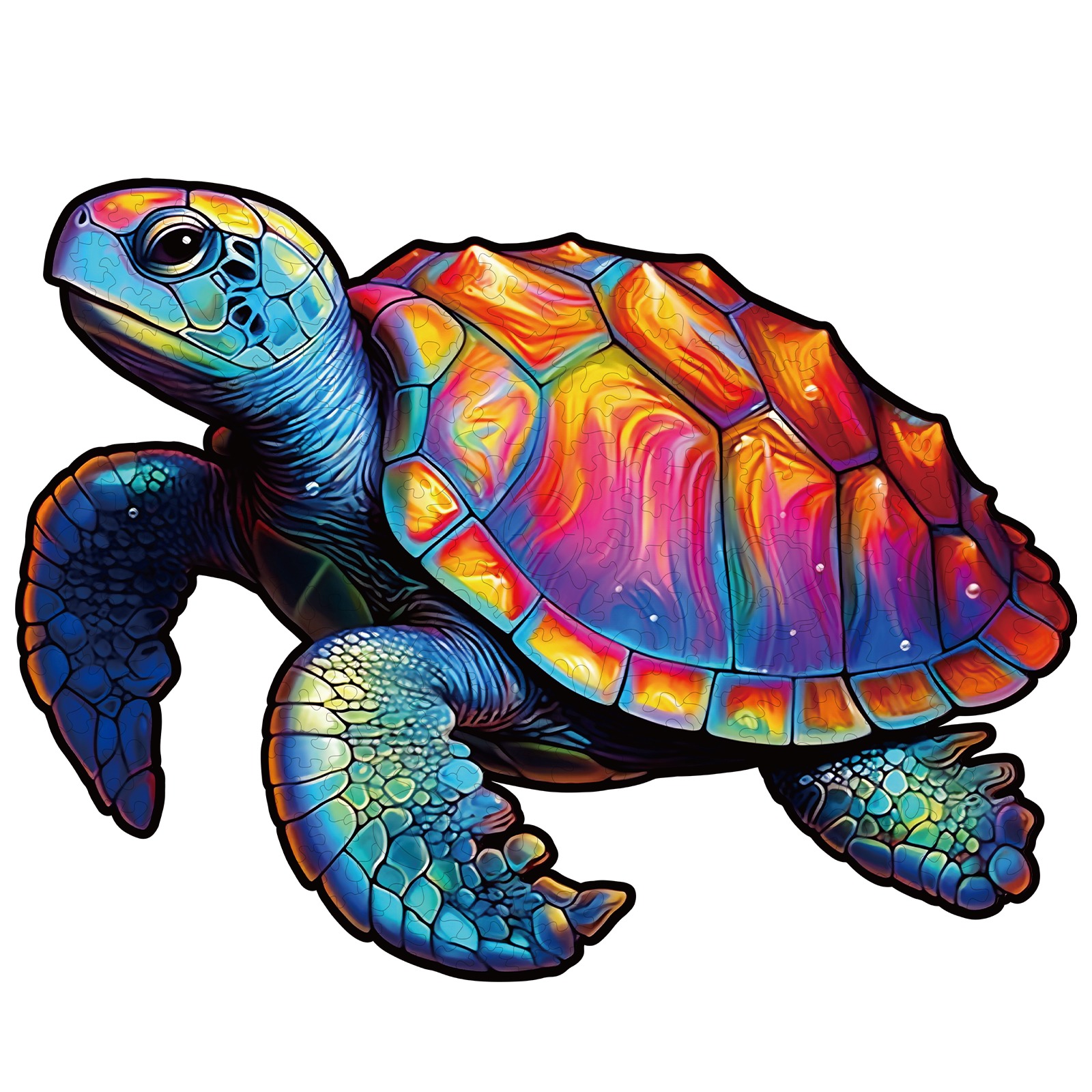 Puzzle en bois – Tortue de loisirs 66d3806100b46