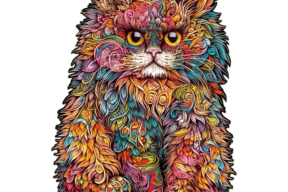 Puzzle en bois – Chat de Perse 66d10b75d1330