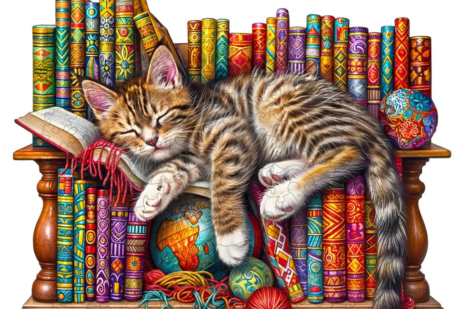 Puzzle en bois – Chat endormi 66d1b076af11a