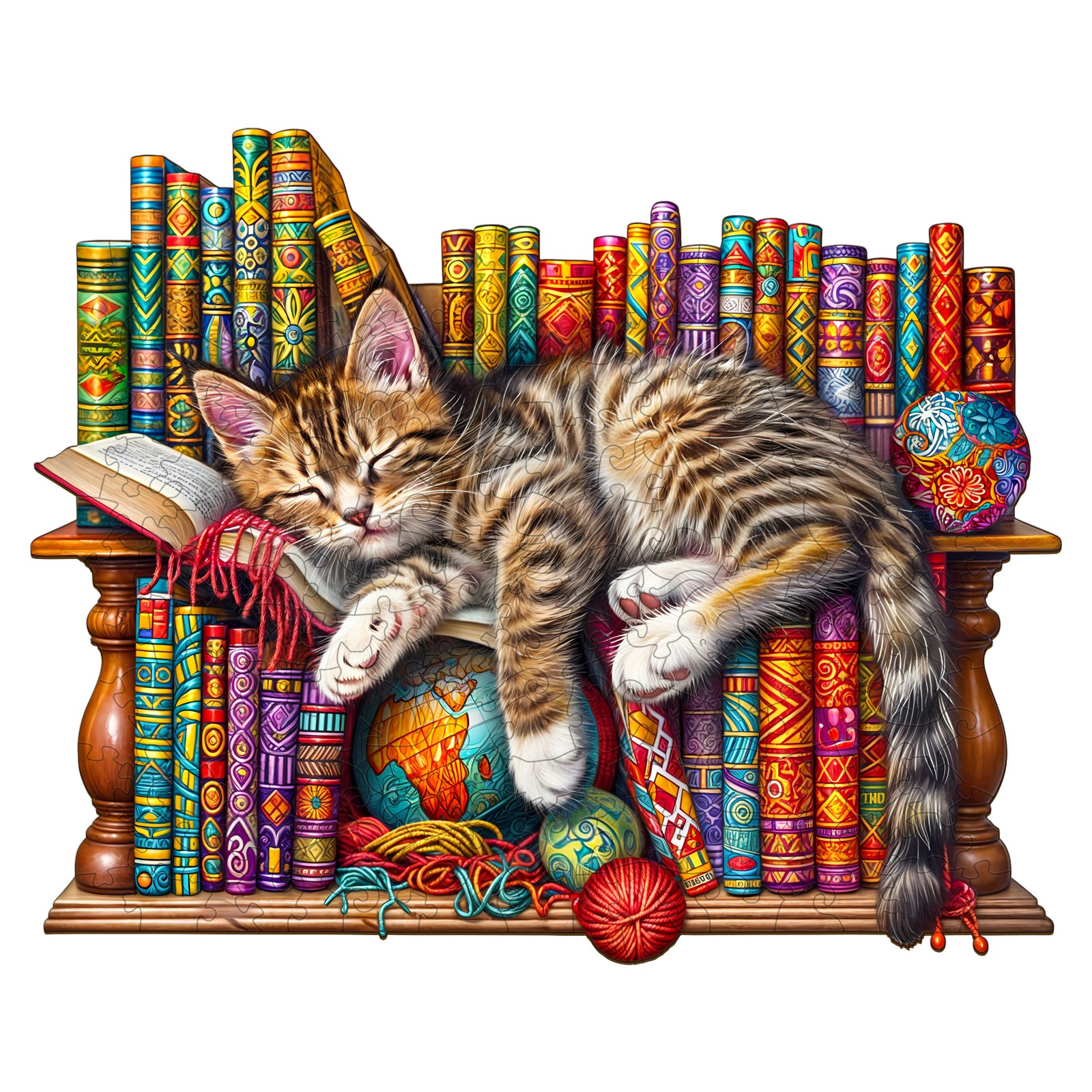 Puzzle en bois – Chat endormi 66d1b076af11a