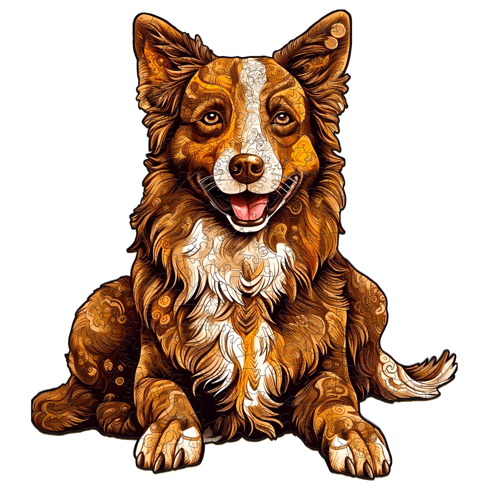 Puzzle en bois – border collie intelligent 66c5d34dc1024