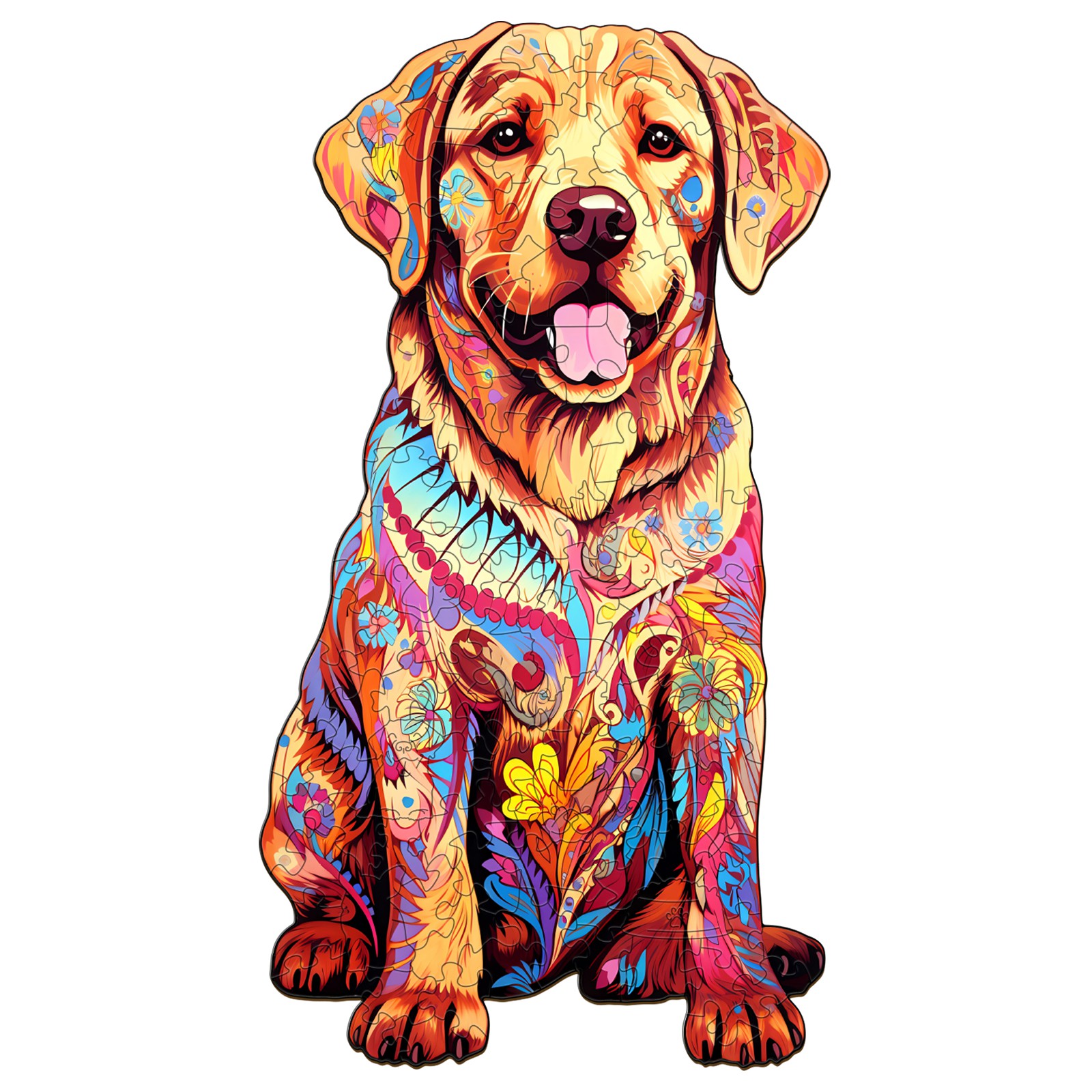 Puzzle en bois – Labrador bien élevé 66d202f92d7e2