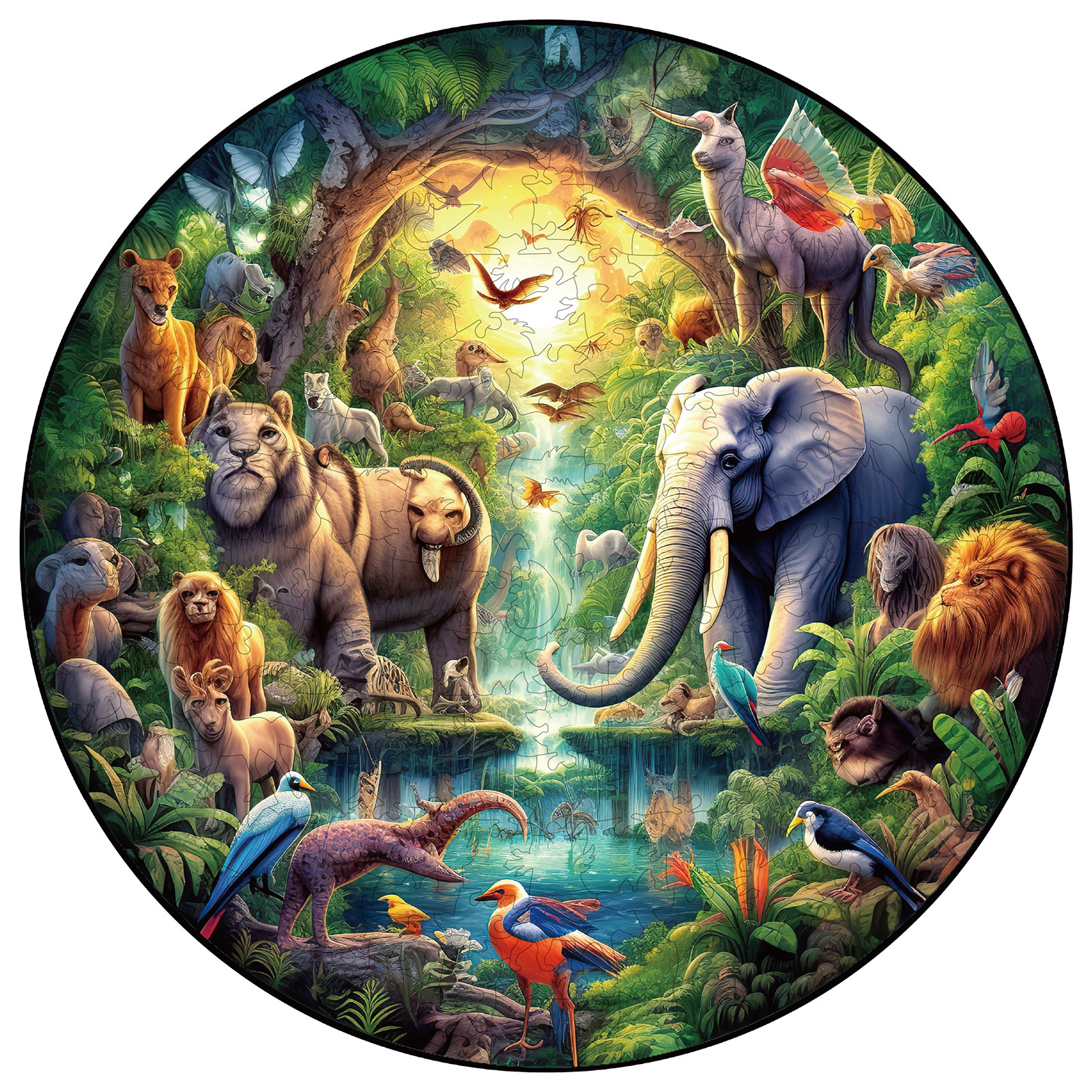 Puzzle en bois – Animaux merveilleux 66d36171d9b7b