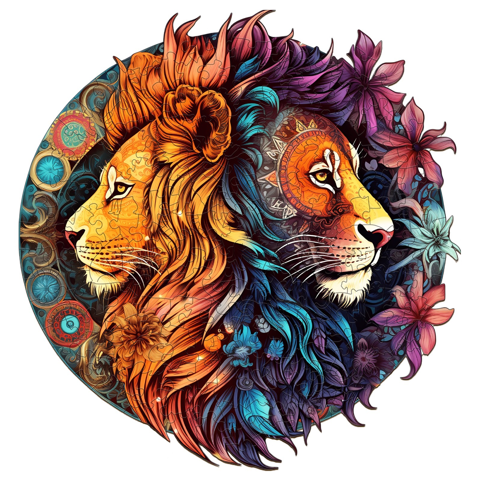 Puzzle en bois-Yin-Yang Lion-2 66d29d7dede5a