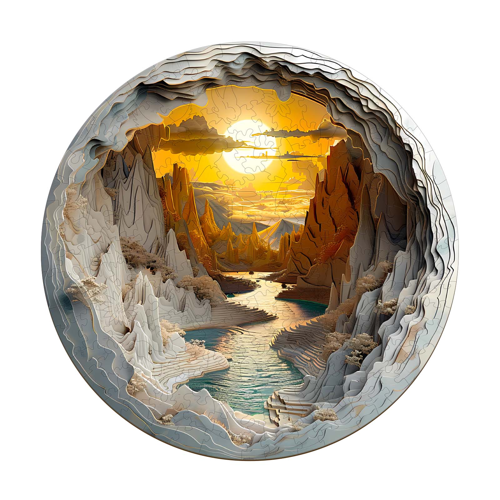 Puzzle en bois – Vision 3D à l’intérieur de la grotte 1 66ebc537a9388