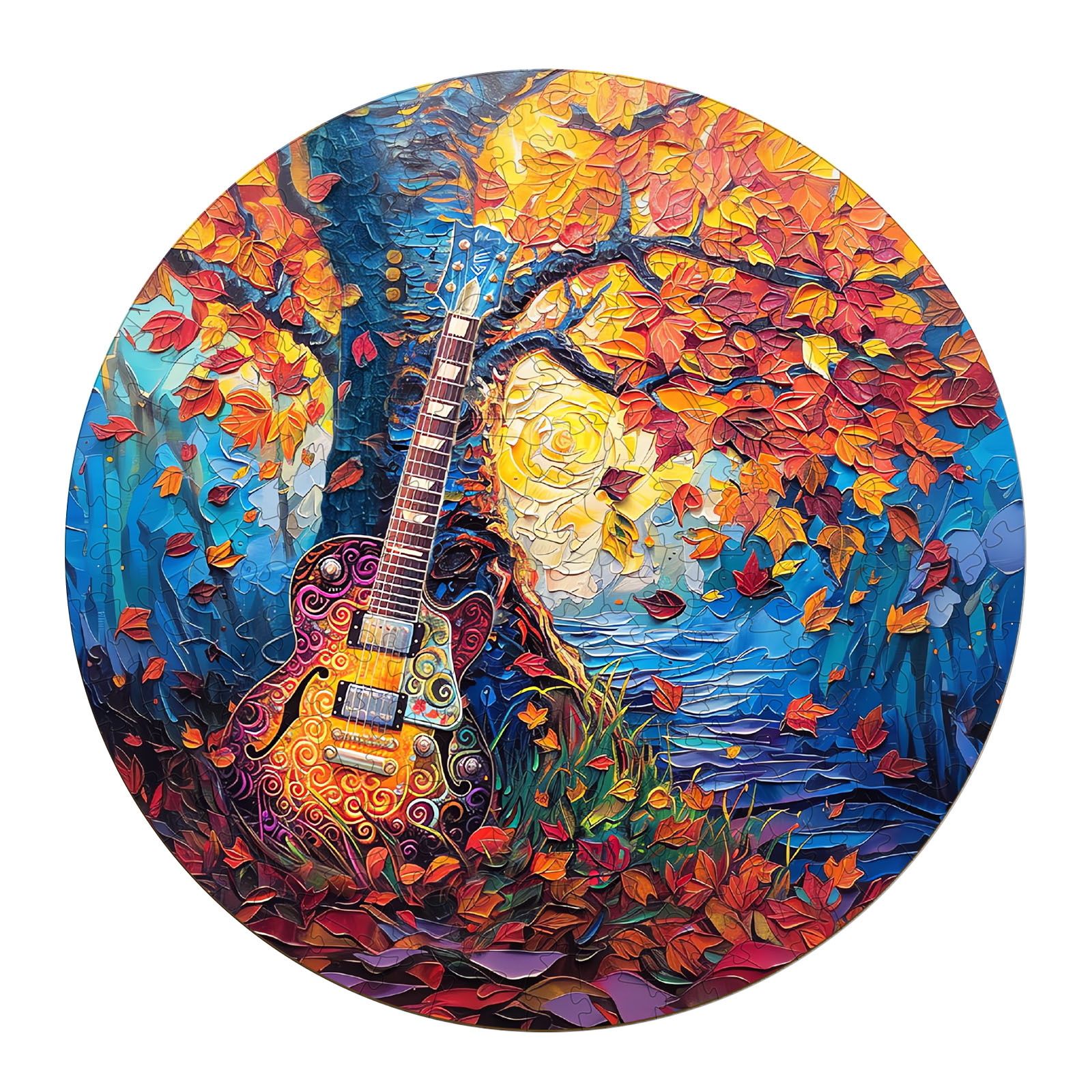 Puzzle en bois – Guitare d’automne 66ef089a9aa04