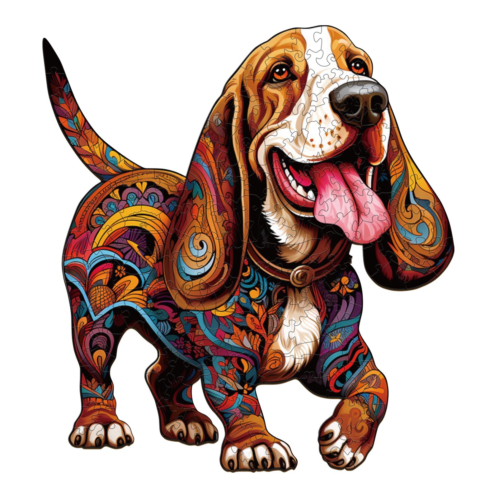 Puzzle en bois – basset hound 1 66ee593012ddd