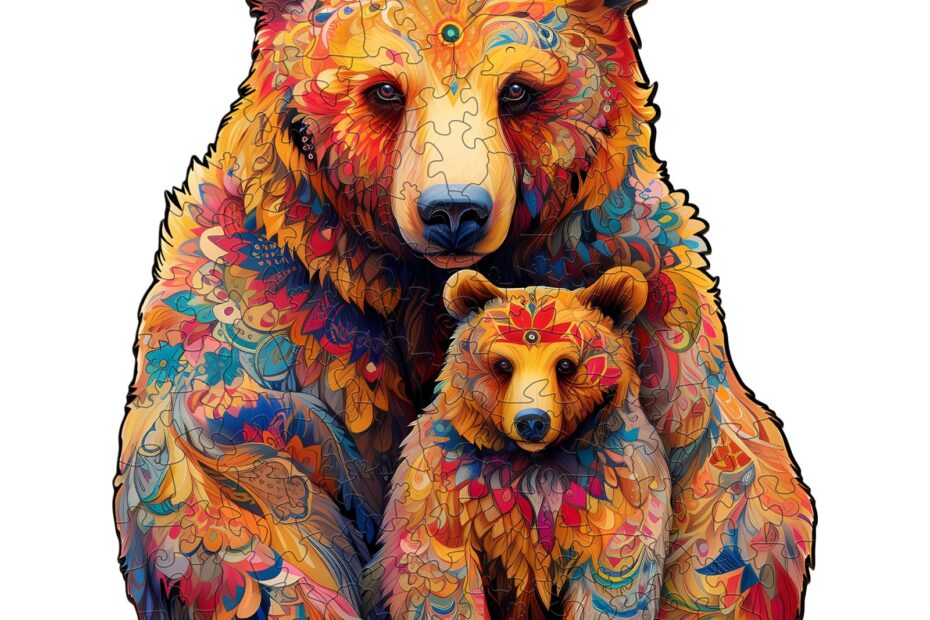 Puzzle en bois – La famille Ours 66e567cdf0feb