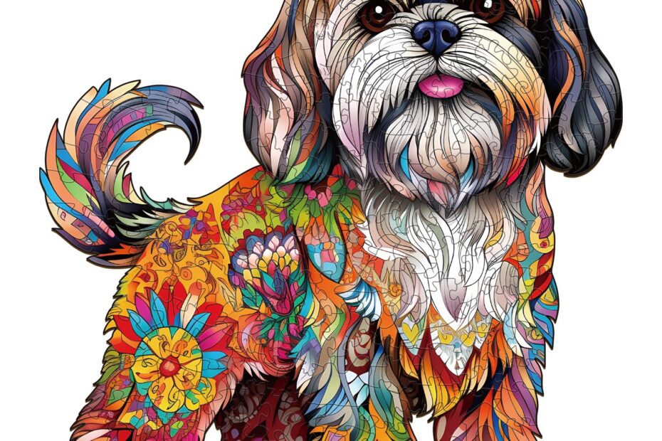 Puzzle en bois – Beau shih tzu 66e21a455f585