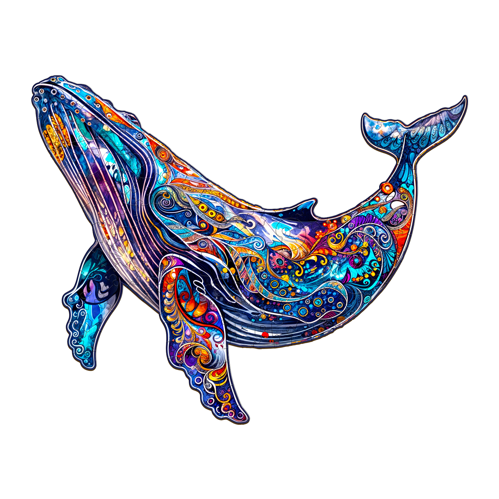 Puzzle en bois – Baleine bleue 66e53eb48dfb4