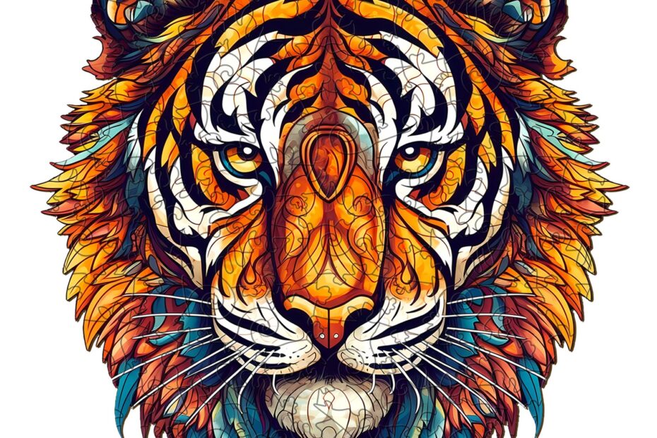 Puzzle en bois – Tigre courageux 66de9909bac62