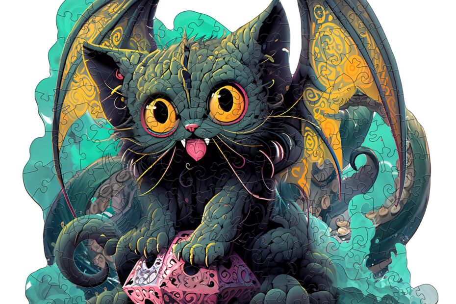 Puzzle en bois – Chat Cthulhu 66e6027ce571d