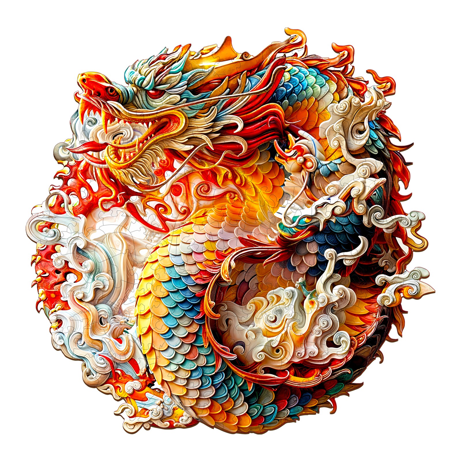 Puzzle en bois – Dragon chinois 1 66de278a29dfb