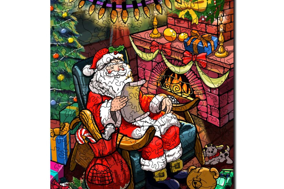 Puzzle en bois-CHRISTMAS EVE 66de846fa3d69