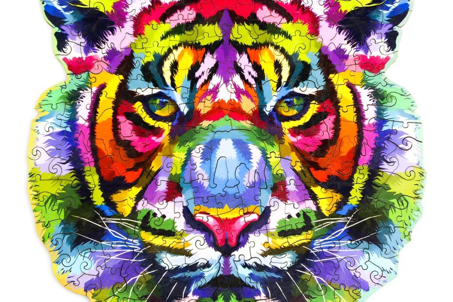 Puzzle en bois-DAZZLE COLOUR THE TIGER 66e465fbd64e7