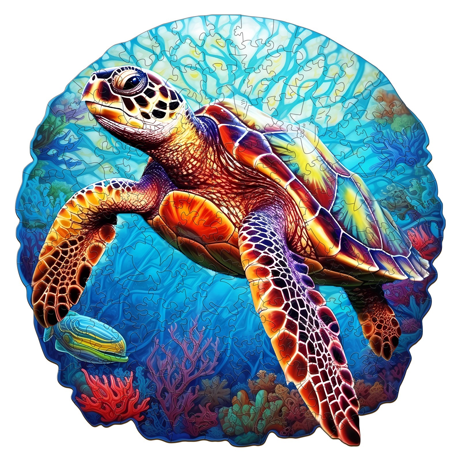 Puzzle en bois – TURTLE DE LA MER PROFONDE – 2 66ebbb09a127c