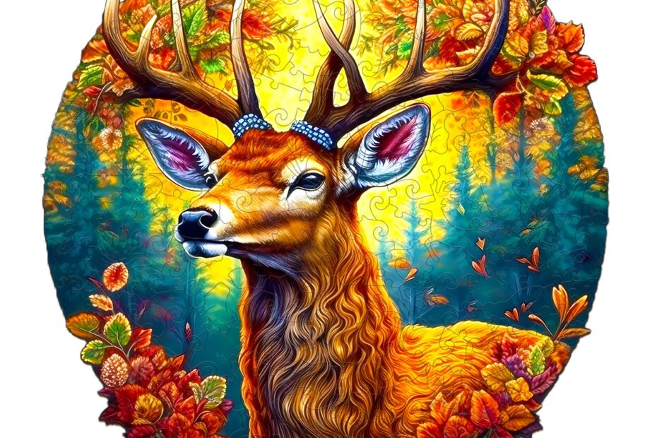 Puzzle en bois-DEER OF LIFE-1 66e09249e1820
