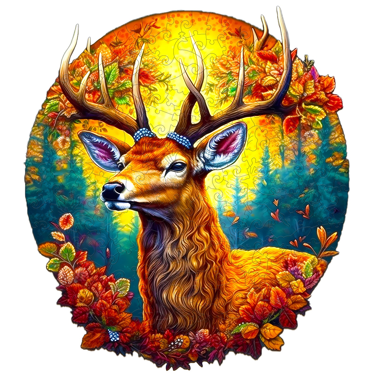 Puzzle en bois-DEER OF LIFE-1 66e09249e1820