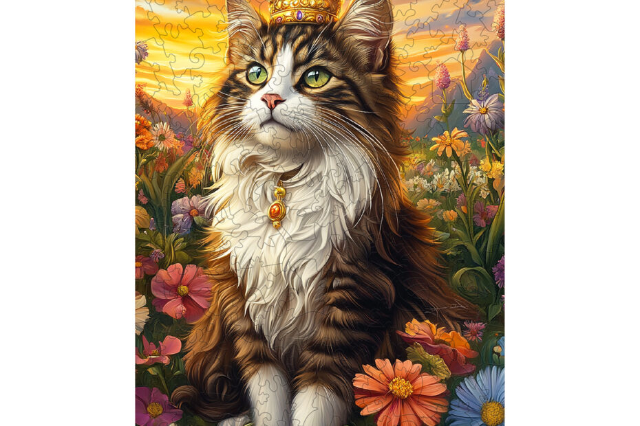 Puzzle en bois – Chat élégant 66e02b4c3b5be