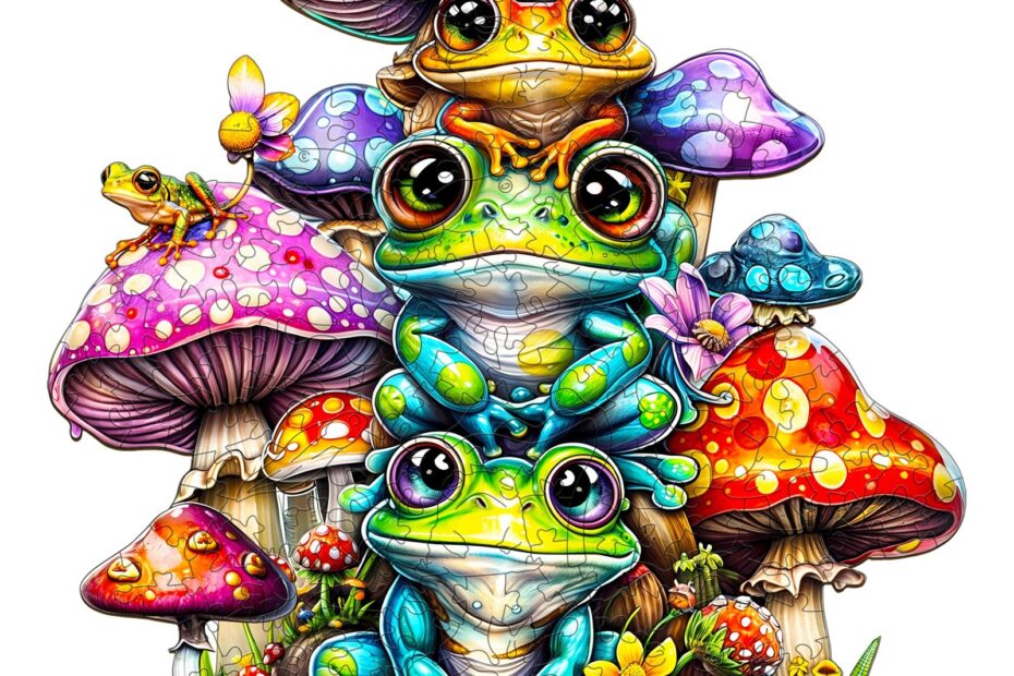 Puzzle en bois – Famille de grenouilles 66e48f5a013ab