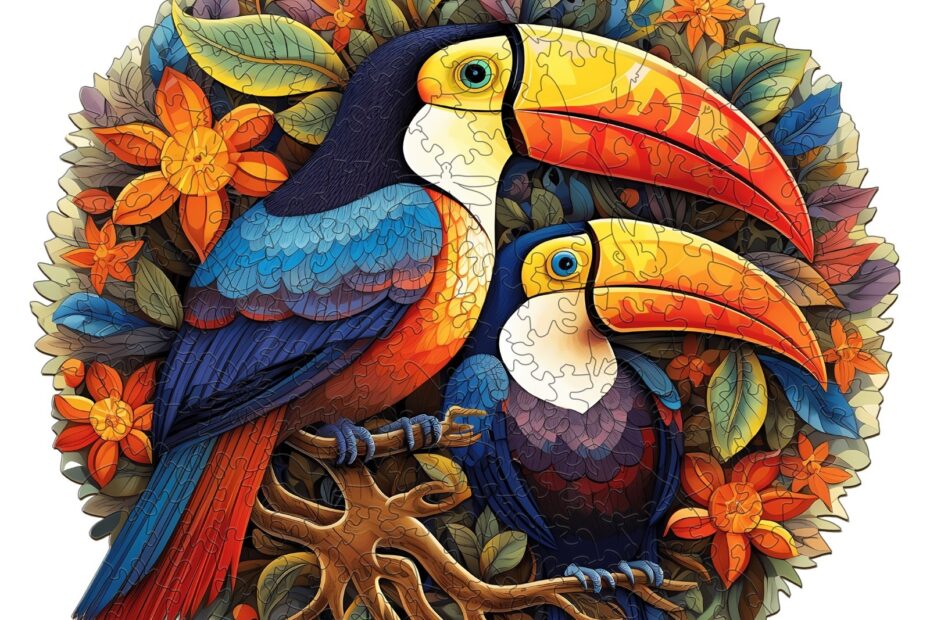 Puzzle en bois – magnifiques toucans 66e04a782ea01
