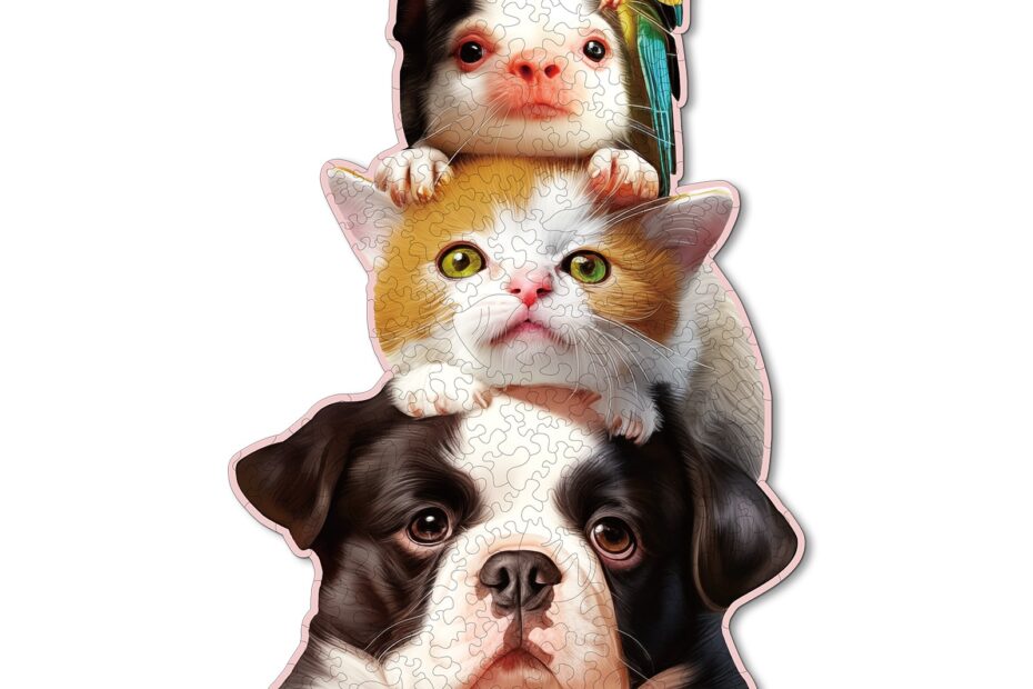 Puzzle en bois-Happy Cute Pet (animal de compagnie) 66e4f668df962