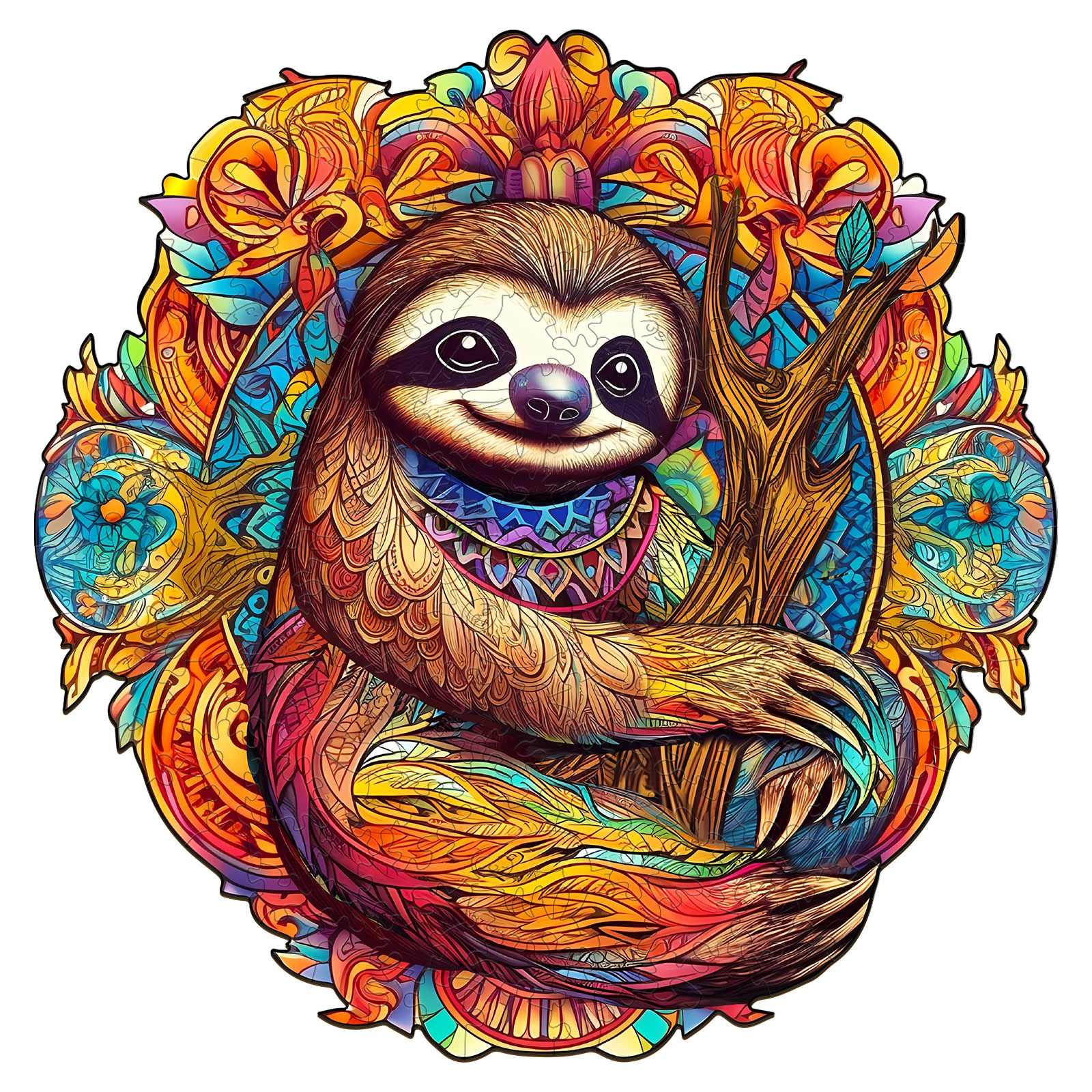 Puzzle en bois-HAPPY SLOTH 66e8061c090a6