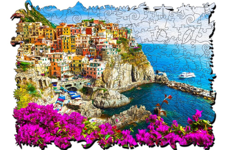 Puzzle en bois-ITALIAN RIVIERA 66de1d7ae1d46