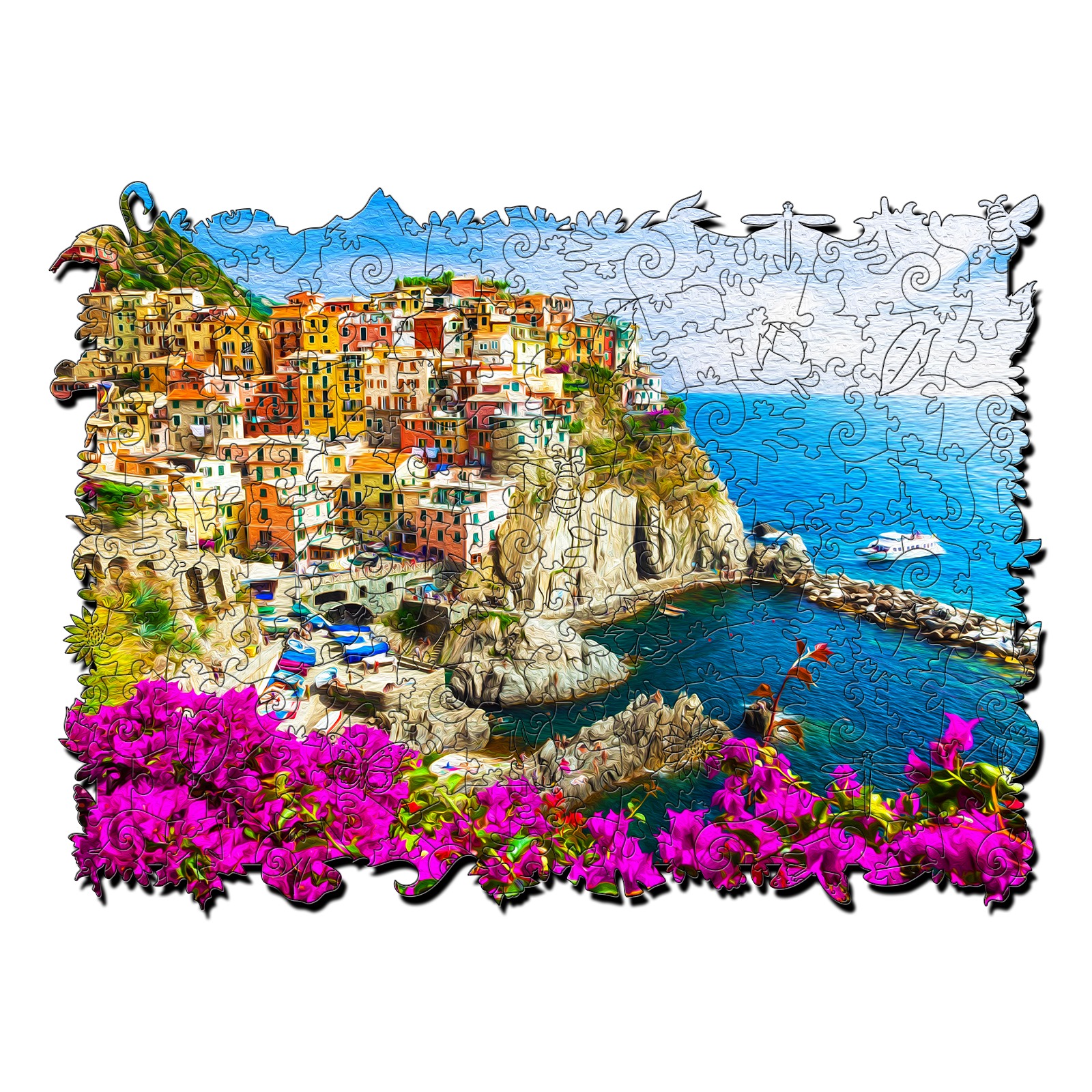 Puzzle en bois-ITALIAN RIVIERA 66de1d7ae1d46