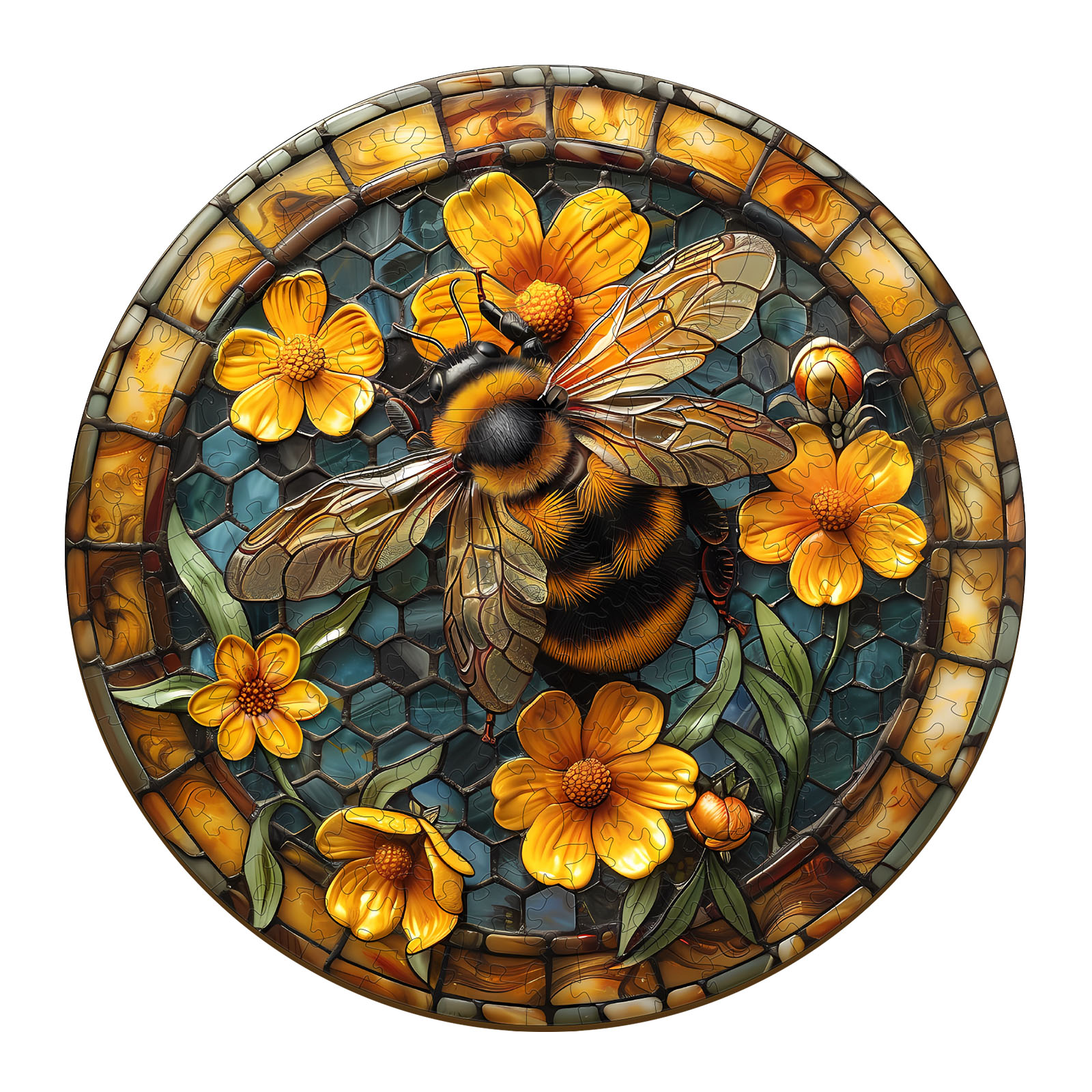 Puzzle en bois – Abeille tranquille 66ea28d2784fc