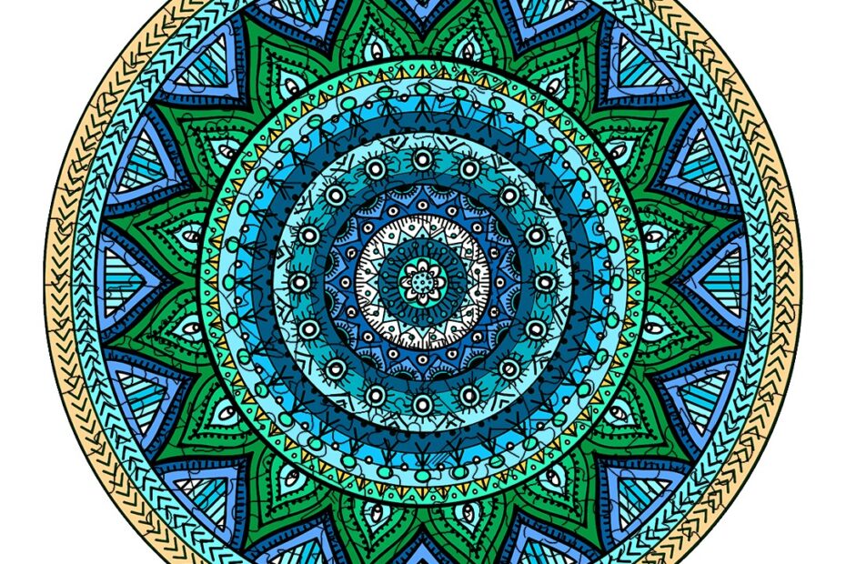 Puzzle en bois – MANDALA-1 66e001e757ded