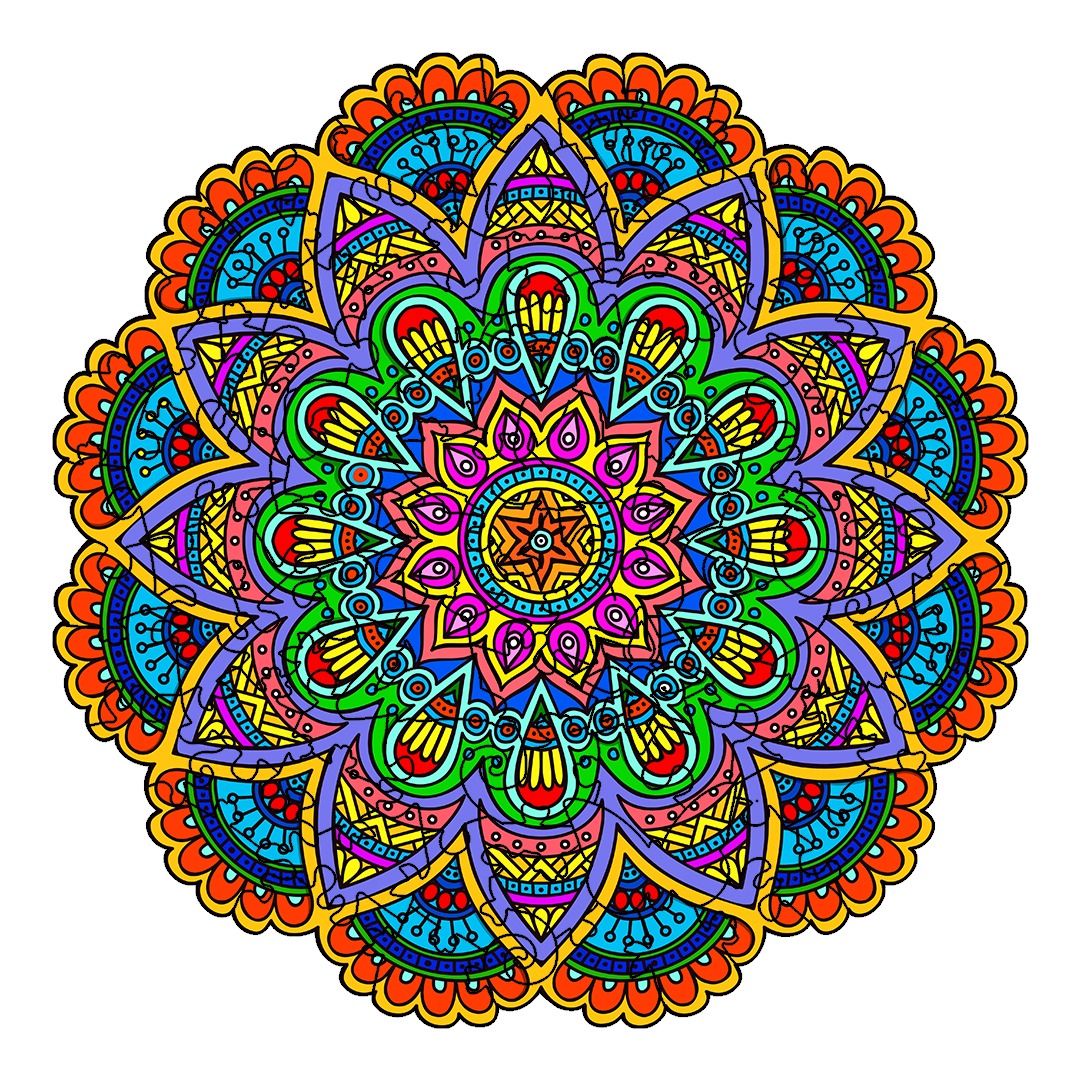 Puzzle en bois – MANDALA-2 66dea39765830