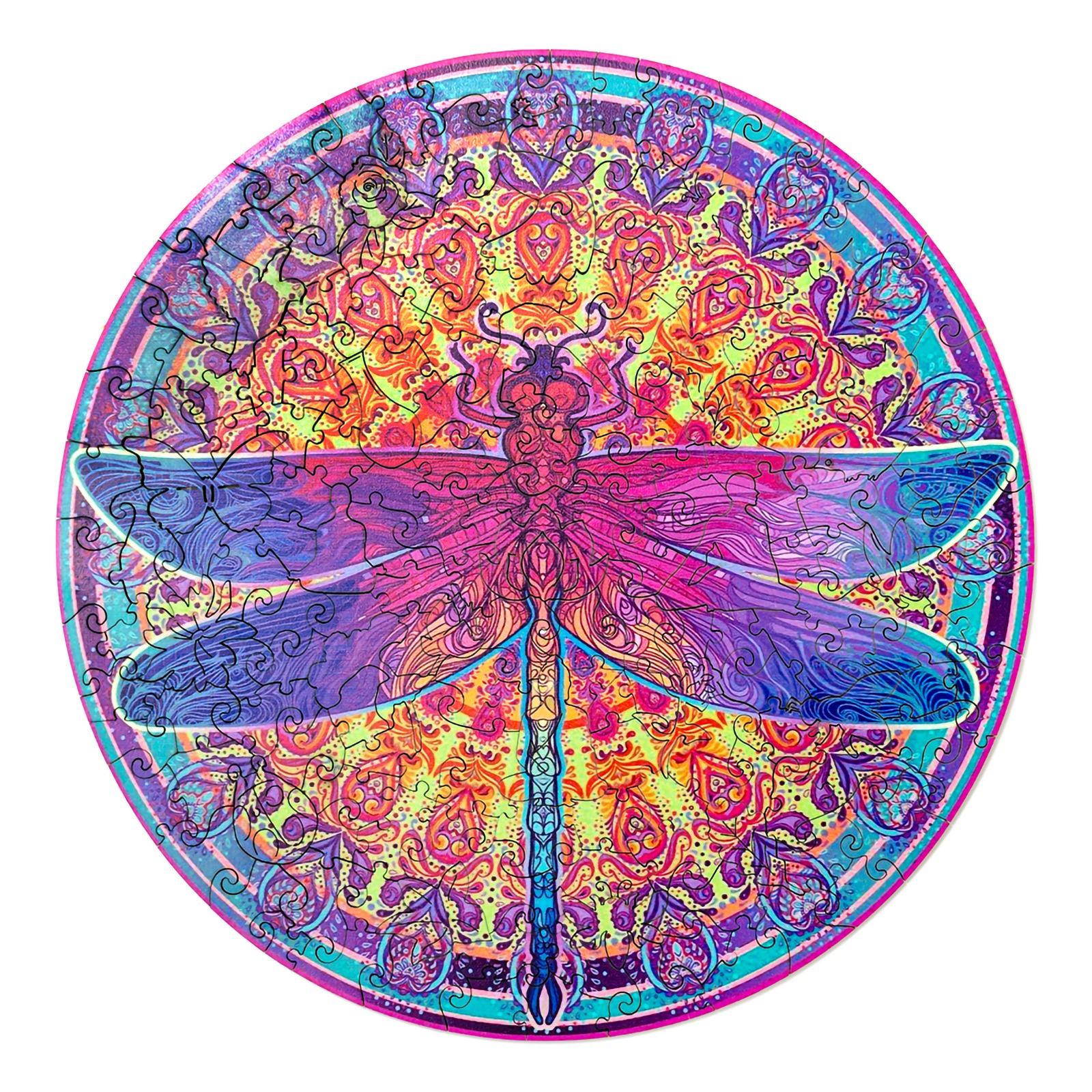 Puzzle en bois – MANDALA DRAGONFLY 2 66e9ff6ac3f3d