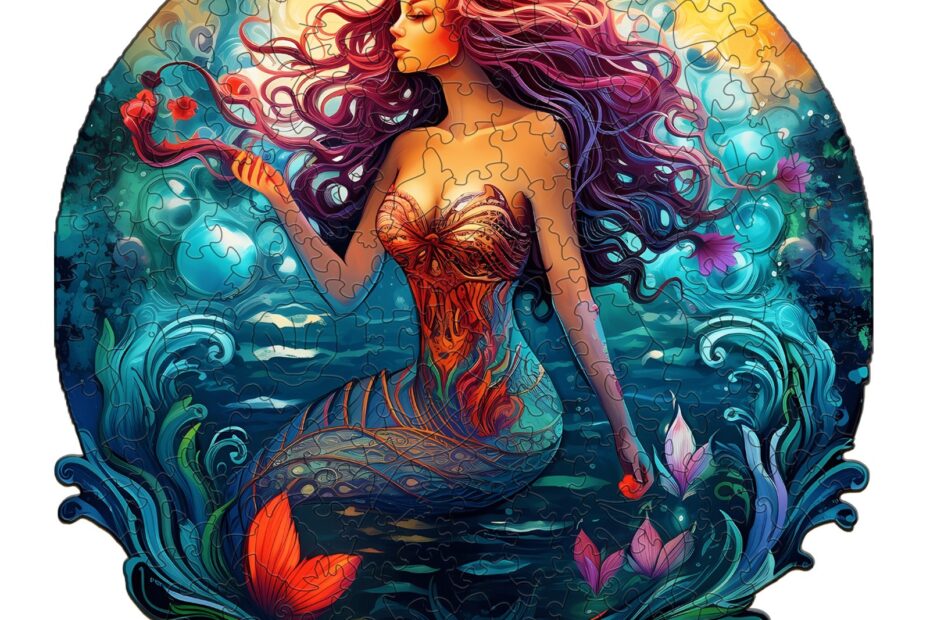 Puzzle en bois – Sirène Aqua Woman 66dd5947a8125