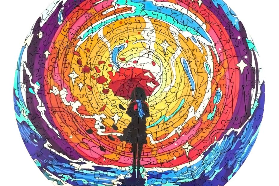 Puzzle en bois-PSYCHEDELIC GIRL 66dce7ea3dbc7