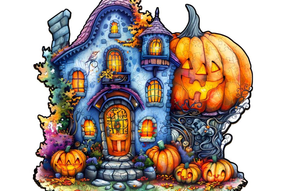 Puzzle en bois – Maison de citrouilles 2 66e24379d984c