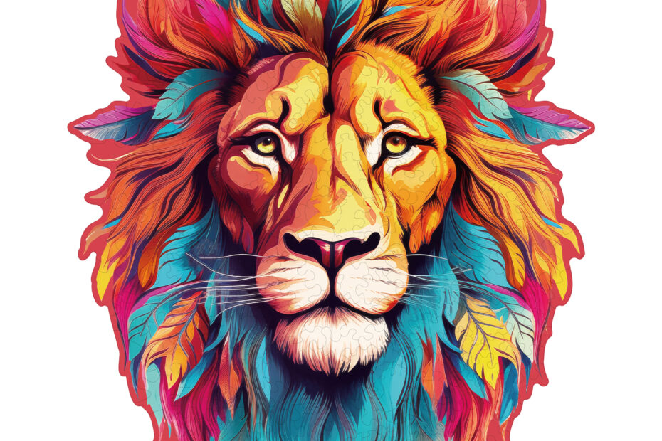 Puzzle en bois – Lion résolu 66e1e6c7bdcf4